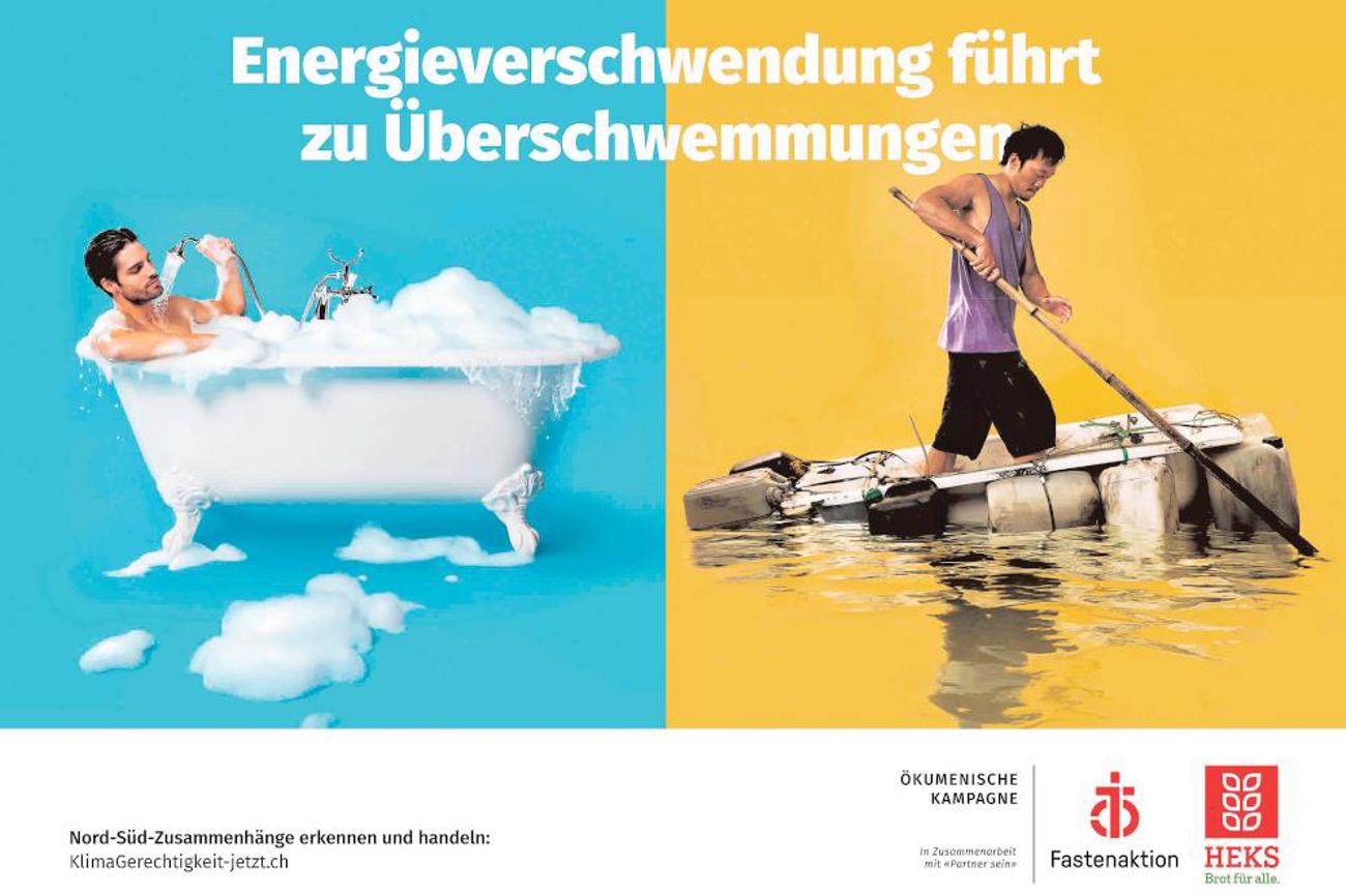 Drei Partner, eine Kampagne: Plakat zur diesjährigen Sammelaktion.